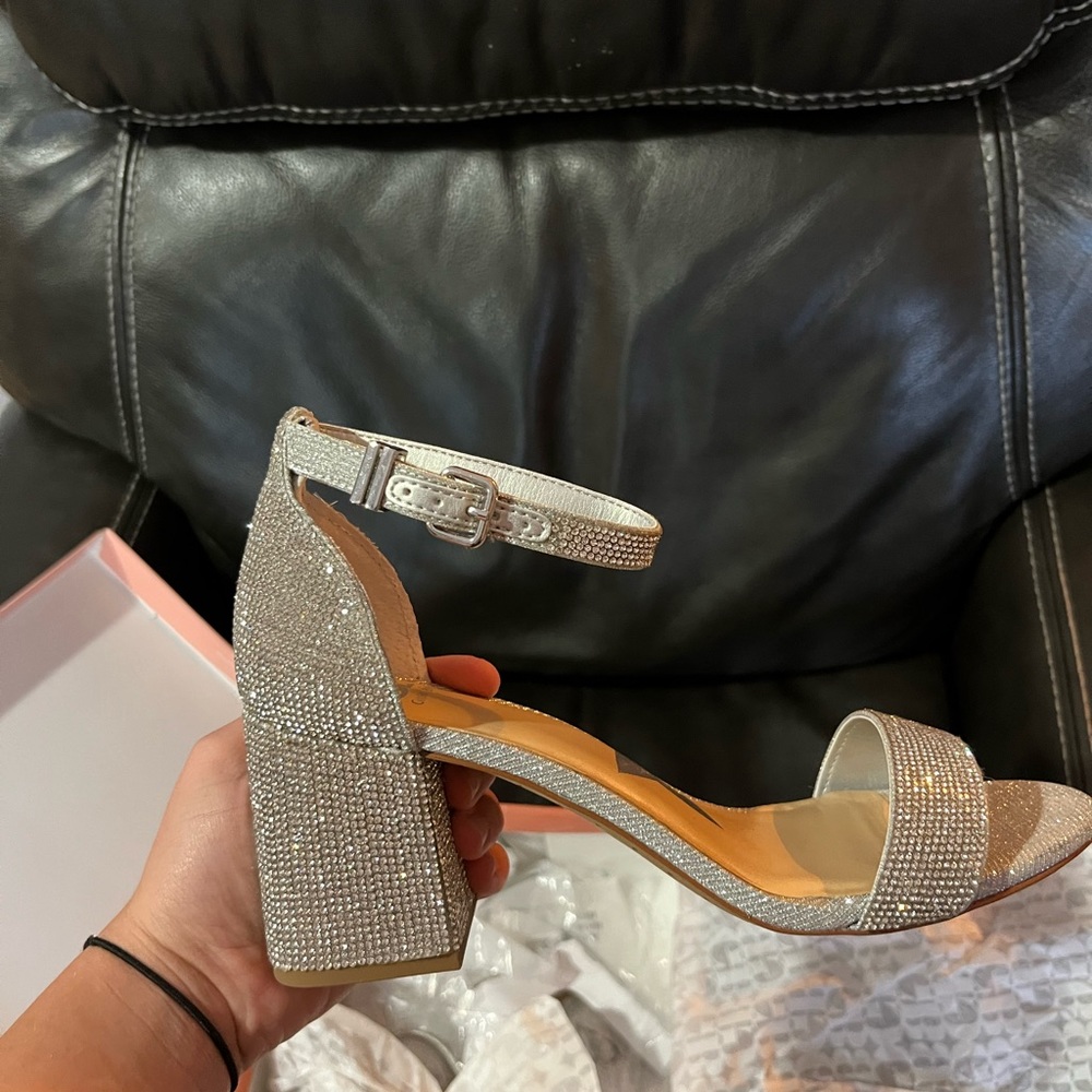 GB bling out heels